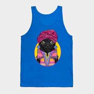 Black Pug Tank Top